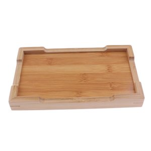 ถาดไม้อะคาเซียสี่เหลี่ยมสไตล์โมเดิร์นงานตามสั่งถาดเสิร์ฟชา - Product Image 5