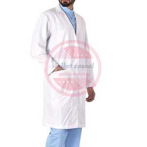 Blouse de laboratoire professionnelle confortable avec logo personnalisé pour l'hôpital - Product Image 4