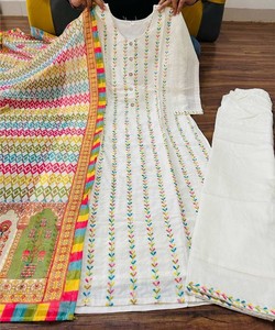 Ấn Độ thiết kế giản dị chính thức văn phòng hàng ngày mặc cô gái in Váy giá bán buôn sẵn sàng làm phụ nữ Dresses Lady thanh lịch mới nhất alphanumero - Product Image 6