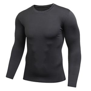 Camiseta para correr para hombre, camisetas deportivas de manga larga, camisetas ajustadas para culturismo para hombre - Product Image 2