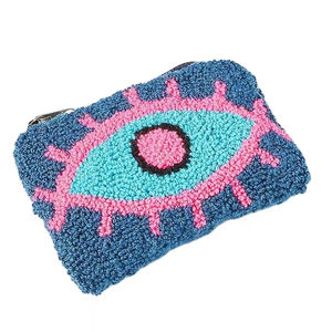 À la mode Artisanat Broderie Eye Design Perlé Petit Portefeuille Sac De Luxe Élégant Premium Fantaisie Belle Par Hiba Enterprises - Product Image 1