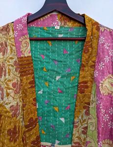 เสื้อแจ็กเก็ตผ้าควิลท์สำหรับผู้หญิงผ้าคอตตอนปักลายสไตล์โบฮีเมียนทำจากผ้าคอตตอนใส่ได้เป็นมิตรต่อสิ่งแวดล้อมใช้ได้ทั้งสองด้านสำหรับฤดูหนาว - Product Image 4