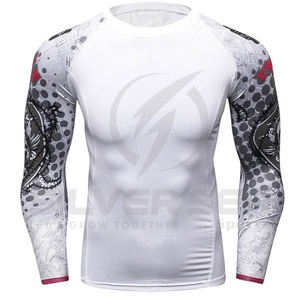 Chemise de compression à manches longues, taille XL, en polyester, haute élasticité, écologique, respirante, séchage rapide, pour entraînement - Product Image 2