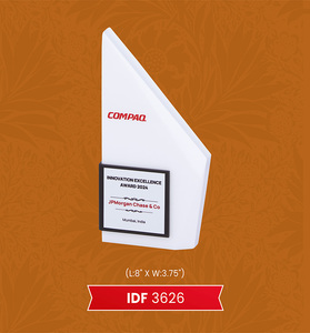 Medallas y placas de trofeos acrílicos de cristal personalizados de primera calidad con regalos conmemorativos de Campeones con logotipo - Product Image 4