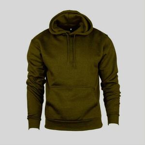 Pull-over à capuche pour hommes, logo propre personnalisé de haute qualité, sweat-shirt à capuche en polaire, sweat-shirt à capuche uni pour hommes - Product Image 3