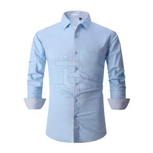 เสื้อลำลองสำหรับผู้ชายเสื้อดาวน์มีกระดุมสำหรับผู้ชายเสื้อใส่สบายโลโก้ออกแบบได้ตามต้องการแบบ2025 - Product Image 1