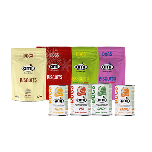 100% bitki bazlı köpek, İtalya'dan vanilya aromalı aperatif ve ödül ile küçük kemikler ve çerezleri tedavi eder - Product Image 4