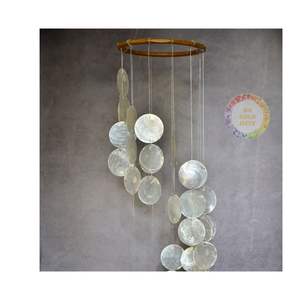 FEUILLE CLAIRE DE LUXE EN COQUILLE POUR LA DÉCORATION DE LA MAISON COMME LA CLOCHE VENTEUSE ET LE RIDEAU - Product Image 6