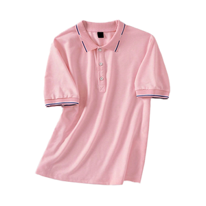Polo de Cuello Alto Personalizable de Alta Calidad, Polo de Golf Liso para Hombre con Logotipo Personalizado, Camiseta con Solapa - Product Image 1