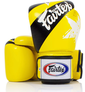 Gants d'entraînement de Muay Thai, de kick-boxing et de MMA de style Fairtex, best-sellers, haute qualité, 8 oz, 12 oz, 16 oz, cuir, poignées de main pour l'extérieur - Product Image 1