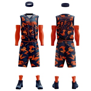 Best Quality Fully Customized Breathable Sublimated 100% Polyester Quick Dry Anti-Bacterial Basketball Jersey Short Sets Summer - Product Image 1