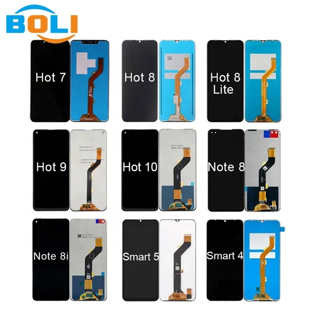 Wholesale Mobile Phone LCD Display for TECNO KF6 BD3 KF7 KF8 Lcd Touch Screen Replacement for Infinix X650 X624 X653 Lcd Screen