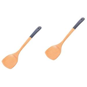 COCINA CONFORT Cuchara de cocina Fábrica de madera y resina Cuchara Espátula con y utensilios de cocina Cuchara de cocina natural para el mejor - Product Image 1