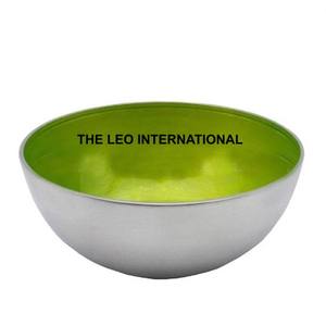 Enamel Multiple Color Decorative Bowl Set of 5 Aluminum Metal <b>Round</b> Shape Kitchen <b>Dining</b> <b>Table</b> Ware Good Quality Bowl - Product Image 6