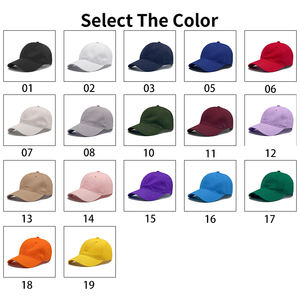 High Quality Unstructured Cotton Baseball Cap Custom Embroidered Logo Soft Top Sports Hat for Men <b>Babies</b> Plain Golf Hat - Product Image 3