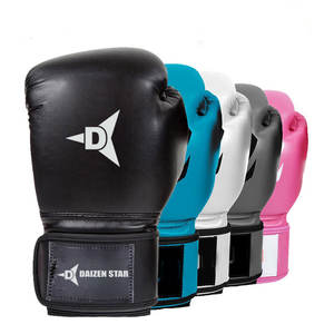 Gants de boxe DAIZEN STAR DSI International en matériau PU, respirants, évacuant l'humidité, anti-UV, avec sangle de poignet réglable et crochet - Product Image 3