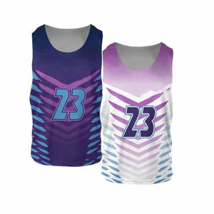 Nueva Llegada Barato Lacrosse Jerseys Sublimado Lacrosse Práctica Pinnies Nuevos Transpirable Lacrosse Pinnies - Product Image 5