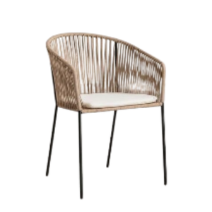 Home Hotel Restaurant Outdoor Dining Chair for <b>Garden</b> Rope Weaving <b>Garden</b> Arm Chair Coffee Dining Outdoor Chair For <b>SALE</b> - Product Image 2