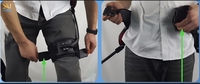 Exosquelette léger et durable en fibre de carbone avec intelligence artificielle, combinaison assistée électriquement pour l'exercice de rééducation électrique