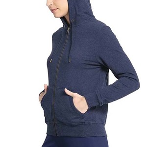 Sudaderas y sudaderas transpirables de talla grande para mujer, sudaderas con capucha de algodón pesado para mujer, sudadera con cremallera, forro polar, hombros caídos, de gran tamaño - Product Image 2