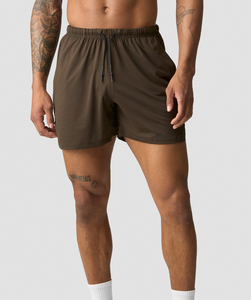 Men Lightweight Athletic Gym Mesh <b>Shorts</b> <b>with</b> Breathable Mesh 90% Polyester 10% Spandex Drawstring Waist <b>Zipper</b> <b>Pocket</b> <b>Shorts</b> - Product Image 5