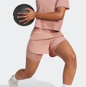 2025 nuevo diseño de pantalones cortos deportivos transpirables para mujer, pantalones cortos de gimnasio de secado rápido, ropa deportiva con logotipo personalizado, pantalones cortos cómodos para mujer - Product Image 3