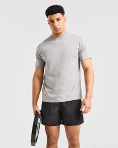 T-shirts pour hommes de qualité supérieure, coupe classique, logo personnalisé OEM, coton mélangé, respirant, léger, tissu doux, pour vêtements de sport. - Product Image 6