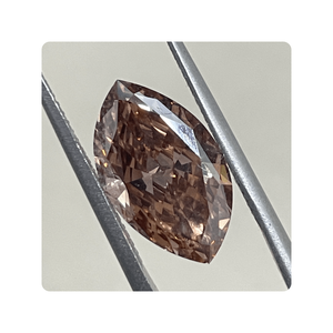 Vente en gros de diamants bruns CVD VVS VS de qualité disponible dans toutes les formes de diamants en vrac de couleur marron fantaisie pour bijoux - Product Image 3