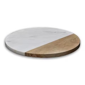 Tabla de Cortar de Resina y Madera de Acacia con Ranura y Tabla de Queso - Product Image 2