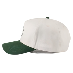 2-Tone Breathable Performance Golf <b>Cap</b> 5-Panel Lightweight Hat Snapback Closure Custom Embroidery Logo And Woven Tag For Unisex - Product Image 3