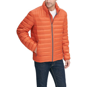 Blouson Bomber en Cuir Uni pour Homme, Coupe Classique, Col Mandarin, Respirant, Coupe-Vent, Écologique, Style Urbain - Product Image 3
