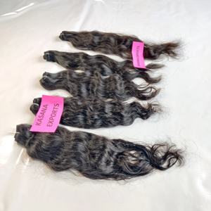 Raw 100% paquete vietnamita tejer cutícula alineada al por mayor color natural cabello negro mujeres extensiones de cabello humano de onda profunda - Product Image 2