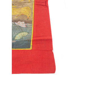 Pichwai Art Gold Cotton Rope <b>Wall</b> Art & Mandala Tapestry Scenic Christmas Design for Outdoor <b>Wall</b> <b>Decor</b> - Product Image 3