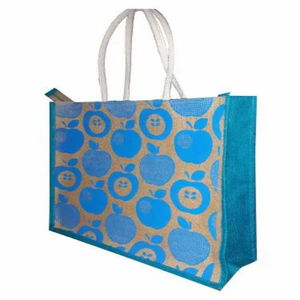 Sacs cadeaux d'épicerie en Jute de haute qualité, Style personnalisé, motif en tissu, couleur, petit, origine brute indienne - Product Image 5