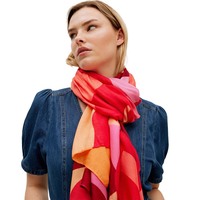 Nouveau Foulard Long en Soie Douce Printemps, Excellent Pashmina Jacquard Imprimé Sérigraphié, Design Personnalisé pour Femmes Adultes