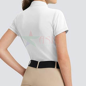 Chemise de concours d'équitation classique professionnelle pour femmes, pour les concours de dressage, imperméable, coupe-vent, en spandex/polyester, personnalisable - Product Image 2