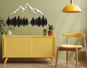 ศิลปะติดผนังโลหะสุดน่ารักรูปปั้นเหล็กทำมือที่สร้างแรงบันดาลใจจากธรรมชาติของตกแต่งผนังที่หรูหราสำหรับห้องนั่งเล่นห้องนอน - Product Image 2