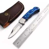 Couteau de poche pliant fait main multifonctionnel personnalisé pour la survie en plein air Meilleur prix Couteaux pliants Manche en bois