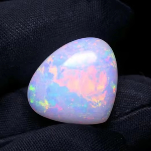 พลอยไฟโอปอลรูปหัวใจ9.00 CT AAA ++ โอปอลเอธิโอเปียไฟสีรุ้งหายากสำหรับทำเครื่องประดับ - Product Image 1