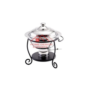 หม้อเสิร์ฟอาหารและจานโลหะทองแดงขัดเงามันวาวสำหรับตกแต่งโรงแรมในบ้าน - Product Image 4