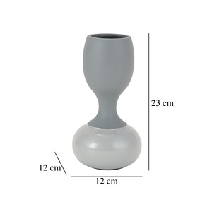 Contemporary Metal <b>Vase</b> Stylish Tabletop Accent Modern Home <b>Decor</b> Ideal <b>for</b> Living Room Bedroom Office or Entryway - Product Image 5