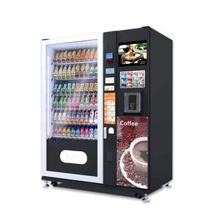 BEST Machines de distribution de snacks et de boissons X-Y Combo en acier inoxydable avec écran tactile 7 pouces Wi-Fi/5G et nettoyage automatique - Product Image 1