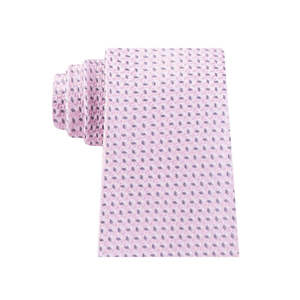 Corbata de Seda Rosa Clásica para Hombre Michael Kors con Estampado Geométrico de Mini Puntos, Talla Regular - Product Image 2