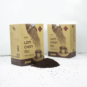 Café moulu Lam Chan au fournisseur de poudre de café torréfaction foncée saveur distinctive emballage personnalisé OEM/ODM vente en gros goût unique - Product Image 1