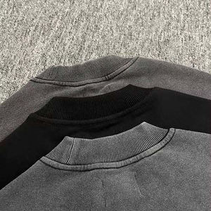 Sudaderas con Capucha y Sudaderas de Algodón 100% para Hombre al por Mayor, con Logotipo Personalizado, Estilo Vintage Lavado al Ácido, para Ropa Básica de Invierno - Product Image 4