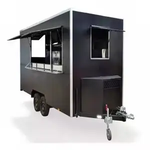 Affordable 4m Fully Equipped Food Truck USA Customized Food Trailer With Full Kitchen Equipments