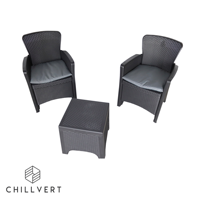 Odern-Conjunto de 2 sillones y mesa individuales, muebles utdoor | utdoor ofofa | roconducto de dolor