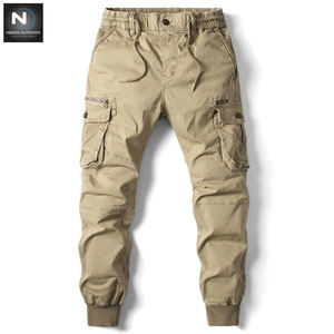Pantalones Cargo de algodón para hombre, pantalón informal para correr, longitud completa, trabajo, pistas tácticas, para exteriores - Product Image 2