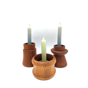 Nouveau design Bougeoir décoratif en bois naturel et photophore pour la décoration de Noël à la maison, top vente - Product Image 6