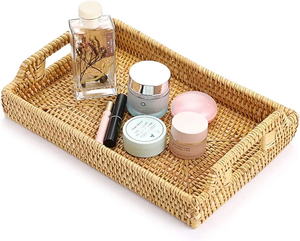 ถาดหวายสำหรับใส่ขนมปังในห้องครัวถาดหวายสานผลิตภัณฑ์แบบกำหนดเอง - Product Image 1